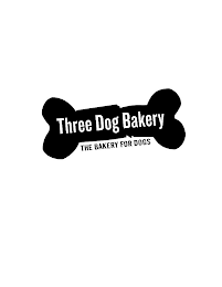THREE DOG BAKERY THE BAKERY FOR DOGS logo