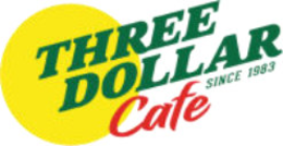 THREE DOLLAR CAFE SINCE 1983 logo