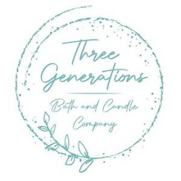 THREE GENERATIONS BATH AND CANDLE COMPANY logo