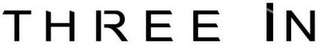 THREE IN logo