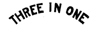 THREE IN ONE logo