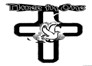THREE IN ONE logo