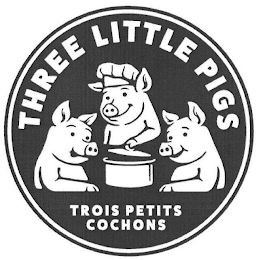 THREE LITTLE PIGS TROIS PETITS COCHONS logo
