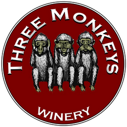 THREE MONKEYS WINERY logo