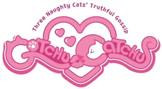THREE NAUGHTY CATS' TRUTHFUL GOSSIP GOTCHU CATCHU logo
