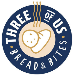 THREE OF US BREAD & BITES logo