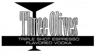THREE OLIVES TRIPLE SHOT ESPRESSO FLAVORED VODKA logo