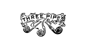 THREE PIPES logo