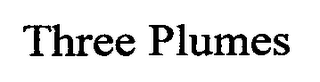 THREE PLUMES logo