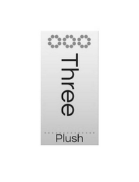 THREE PLUSH logo