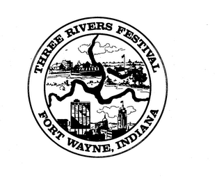 THREE RIVERS FESTIVAL FORT WAYNE, INDIANA logo