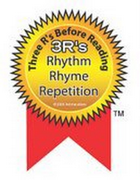 THREE R'S BEFORE READING: 3R'S RHYTHM RHYME REPETITION logo
