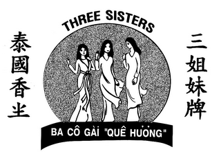 THREE SISTERS BA CÔ GÀI "QUÊ HU'O'NG logo