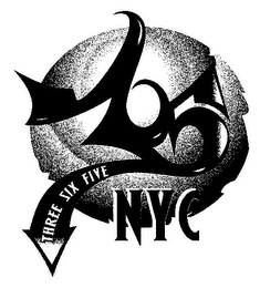 THREE SIX FIVE NYC logo