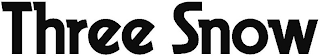 THREE SNOW logo