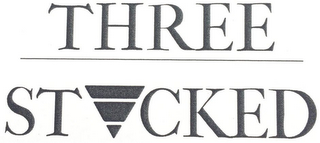 THREE STACKED logo