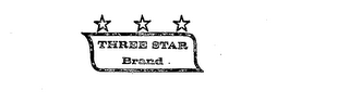 THREE STAR BRAND logo