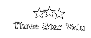 THREE STAR VALU logo