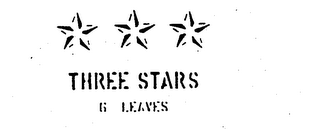 THREE STARS 6 LEAVES logo