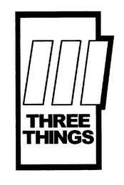 THREE THINGS logo