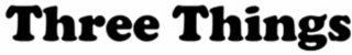 THREE THINGS logo