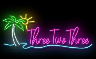 THREE TWO THREE logo
