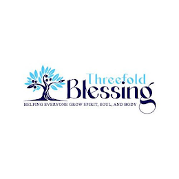 THREEFOLD BLESSING HELPING EVERYONE GROW SPIRIT, SOUL AND BODY logo