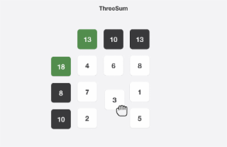 THREESUM 13 10 13 18 4 6 8 8 7 3 1 10 2 5 logo