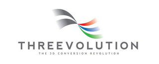 THREEVOLUTION THE 3D CONVERSION REVOLUTION logo