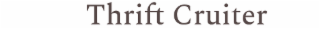 THRIFT CRUITER logo
