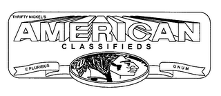 THRIFTY NICKEL'S AMERICAN CLASSIFIEDS E PLURIBUS UNUM logo