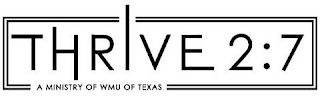 THRIVE 2:7 A MINISTRY OF WMU OF TEXAS logo