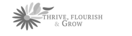 THRIVE, FLOURISH & GROW logo