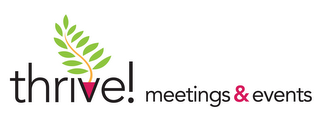 THRIVE! MEETINGS & EVENTS logo