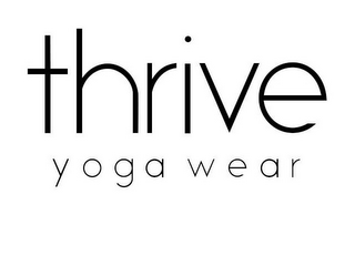 THRIVE YOGA WEAR logo
