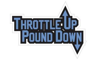 THROTTLE UP POUND DOWN logo