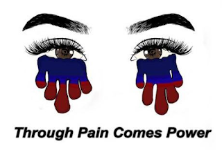 THROUGH PAIN COMES POWER logo