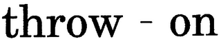 THROW - ON logo
