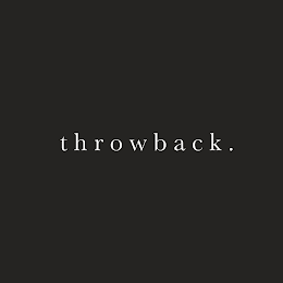 THROWBACK. logo
