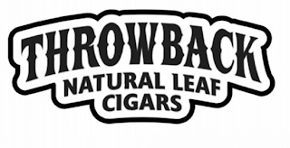 THROWBACK NATURAL LEAF CIGARS logo