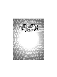 THROWBACK NATURAL LEAF CIGARS logo