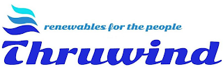 THRUWIND RENEWABLES FOR THE PEOPLE logo