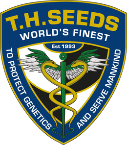 T.H.SEEDS WORLD'S FINEST TO PROTECT GENETICS AND SERVE MANKIND, EST 1993 logo