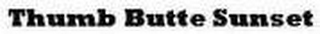 THUMB BUTTE SUNSET logo