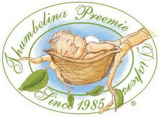 THUMBELINA PREEMIE DIAPERS SINCE 1985 logo