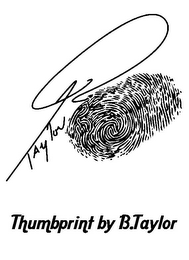 THUMBPRINT BY B.TAYLOR B TAYLOR logo