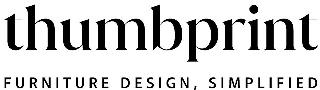 THUMBPRINT FURNITURE DESIGN, SIMPLIFIED logo
