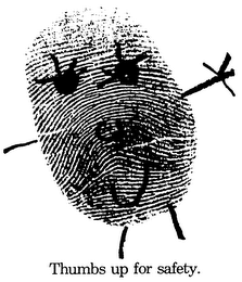 THUMBS UP FOR SAFETY. logo