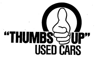 "THUMBS UP" USED CARS logo