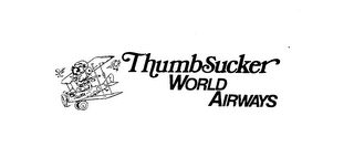 THUMBSUCKER WORLD AIRWAYS logo